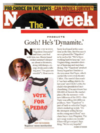 Newsweek's coverage of Napoleon Dynamite merchandise